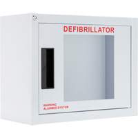 Armoire compacte standard pour DEA avec alarme, Philips/Defibtech/Heartsine Pour, Non m&eacute;dical CSL Industriel Inc.