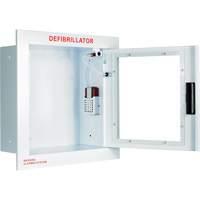 Grande armoire enti&egrave;rement encastr&eacute;e avec alarme, Zoll AED Plus/Zoll AED 3/Cardio-Science/Physio-Control Pour, Non m&eacute;dical CSL Industriel Inc.