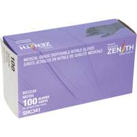 Gants jetables de calibre m&eacute;dical, Moyen, Nitrile, 6 mils, Sans poudre, Noir, Classe 2 CSL Industriel Inc.