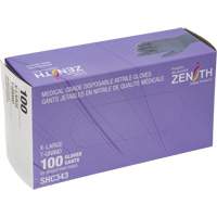 Gants jetables de calibre m&eacute;dical, T-Grand, Nitrile, 6 mils, Sans poudre, Noir, Classe 2 CSL Industriel Inc.