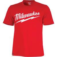 Heavy-Duty Short-Sleeved T-Shirt with Milwaukee&reg; Logo, Men's, Small, Red CSL Industriel Inc.