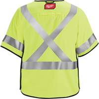 Breakaway Mesh Safety Vest, Black/High Visibility Lime-Yellow, Medium/Small CSL Industriel Inc.