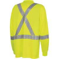 6905A Ultra-Cool Ultra-Breathable Long-Sleeved Safety Shirt, X-Small, High Visibility Lime-Yellow CSL Industriel Inc.