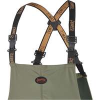 D7020 Dry King&reg; Stretch Bib Pants, X-Small, Polyurethane, Green CSL Industriel Inc.