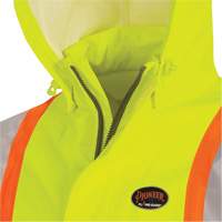 5881 FR/Arc-Rated Waterproof Rain Jacket, X-Small, High Visibility Yellow, 10 cal/cm² CSL Industriel Inc.