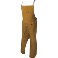 Caiman&reg; Boarhide Apron, Split-Leg Bib, 42" L, Brown CSL Industriel Inc.