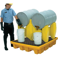 Syst&egrave;me de confinement Ultra-Drum sans drain pour 2 barils, 53" lo x 53" la x 44,8" ha, 1500 gal. US Capacit&eacute; CSL Industriel Inc.