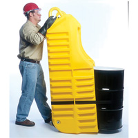 Chariot pour baril, 26,5'' lo x 26,5'' la x 5'' h, Cap. de d&eacute;versement 800 gal. US CSL Industriel Inc.