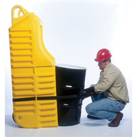 Chariot pour baril, 26,5'' lo x 26,5'' la x 5'' h, Cap. de d&eacute;versement 800 gal. US CSL Industriel Inc.