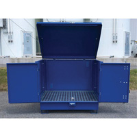 Ultra-Hard Top S4 Steel Spill Pallet, 61" L x 54.4" W x 52" H, 4700 lbs. Load Capacity CSL Industriel Inc.