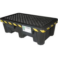 Ultra-Spill Pallet mod&egrave;le &eacute;conomique, 2 barils, Capacit&eacute; de d&eacute;versement 66 gal. US, 53" x 29" x 16,5" CSL Industriel Inc.