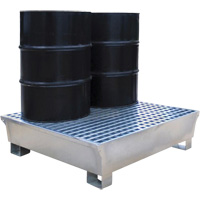 2-Drum Steel Ultra-Spill Pallet&reg;, 68 US gal. Spill Capacity, 47.2" x 31.4" x 17.4" CSL Industriel Inc.