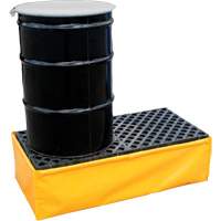 2-Drum Flexible Ultra-Spill Pallet&reg;, 66 US gal. Spill Capacity, 48" x 24" x 14" CSL Industriel Inc.