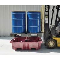 4-Drum Ultra-Spill King&reg; Flat Deck Spill Pallet, 85 US gal. Spill Capacity, 51" x 51" x 17.5" CSL Industriel Inc.