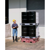 4-Drum Ultra-Spill King&reg; Flat Deck Spill Pallet, 85 US gal. Spill Capacity, 51" x 51" x 17.5" CSL Industriel Inc.