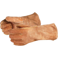 Gants de soudage bruns de luxe Endura 505BS, Cuir de vache refendu, Taille Grand CSL Industriel Inc.