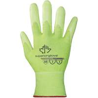 Gants haute visibilit&eacute; r&eacute;sistants &agrave; la coupe S21TXUGFN, Taille 5/2T-petit, Calibre 21, Rev&ecirc;tement Nitrile, Enveloppe en TenActiv, ASTM ANSI niveau A9 CSL Industriel Inc.