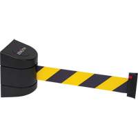 Magnetic Wall Mount Barrier with Magnetic Tape, Plastic, Magnetic Mount, 15', Black and Yellow Tape CSL Industriel Inc.