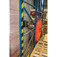 Magnetic Wall Mount Barrier with Magnetic Tape, Plastic, Magnetic Mount, 15', Black and Yellow Tape CSL Industriel Inc.