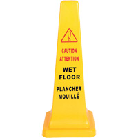 Wet Floor Safety Cone, Bilingual with Pictogram CSL Industriel Inc.