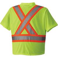 6989 Traffic Micro Mesh T-Shirt, X-Small, High Visibility Lime-Yellow CSL Industriel Inc.