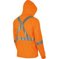 6964 Bird's-Eye Safety Hoodie, Small, High Visibility Orange CSL Industriel Inc.