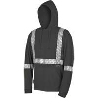 6966 Bird's-Eye Safety Hoodie, Small, Black CSL Industriel Inc.