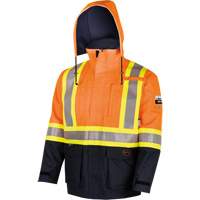 4484 Defender&reg; FR/Arc/Antistatic Trilaminate Safety Jacket, Small, Black/High Visibility Orange, 11 cal/cm² CSL Industriel Inc.