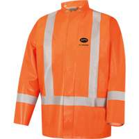 5990J Super Heavy-Duty FR/Arc Resistant Safety Rain Jacket, Small, High Visibility Orange, 11 cal/cm² CSL Industriel Inc.
