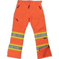 Pantalon de s&eacute;curit&eacute; isolant et extensible pour femmes, Polyester, T-petit, Orange haute visibilit&eacute; CSL Industriel Inc.