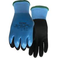 Stealth Black Ops Water-Resistant Gloves, Size Small, 15 Gauge, Rubber Latex Coated, Glass Fibre/Polyester Shell, ASTM ANSI Level A4 CSL Industriel Inc.