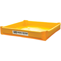 Yellow PVC Mini-Berm, 34 US gal. Capacity, 3' W x 3' L x 6" H CSL Industriel Inc.