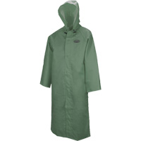 Manteau long avec capuchon d&eacute;tachable Hurricane 851, Petit, Vert CSL Industriel Inc.