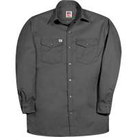 Premium Long-Sleeve Work Shirt, Men's, Small, Charcoal CSL Industriel Inc.