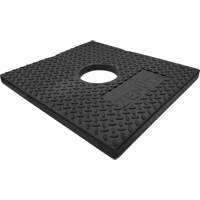 Rubber Delineator Post Base, 10 lbs. CSL Industriel Inc.