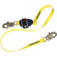 Coated Web Shock-Absorbing Lanyard, 6', Snap Hook Center, Snap Hook Leg Ends CSL Industriel Inc.