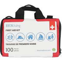 Trousse de premiers soins pour la maison et le voyage de 100 morceaux, Sac en nylon CSL Industriel Inc.