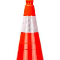 Premium Traffic Cone, 28", Orange, 4" Reflective Collar(s) CSL Industriel Inc.