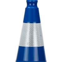 Premium Traffic Cone, 28", Blue, 4" Reflective Collar(s) CSL Industriel Inc.