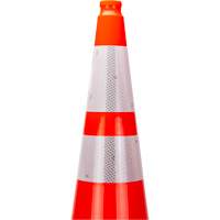 Premium Traffic Cone, 36", Orange, 4" & 6" Reflective Collar(s) CSL Industriel Inc.