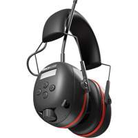 Black & Red Air Defender AM/FM Earmuffs, Headband Style, 24 dB CSL Industriel Inc.