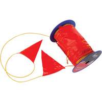 Warning Line with Flags, 328' L, Orange/Yellow CSL Industriel Inc.