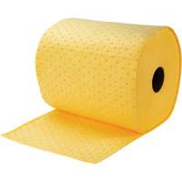 Rouleaux absorbants li&eacute;es, Poids moyen, 150' lo x 15" la, Absorption 8 gal. CSL Industriel Inc.