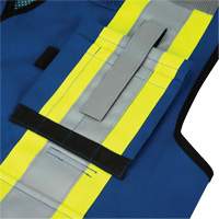 6681 High-Visibility Antimicrobial Mesh-Back Surveyor Vest, Royal Blue, Small, Polyester CSL Industriel Inc.