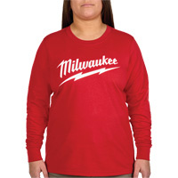 T-shirt &agrave; manches longues avec logo GRIDIRON, Femmes, T-petit, Rouge CSL Industriel Inc.