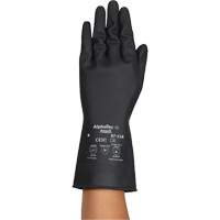 Gants r&eacute;sistants aux produits chimiques AlphaTec 87-118, Taille Petit/7, 12,6" lo, Latex de caoutchouc, Doublure en Coton, 31-mil CSL Industriel Inc.