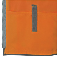 Pioneer Mesh Back Zip Front Surveyor Safety Vest, High Visibility Orange, Small, Polyester CSL Industriel Inc.