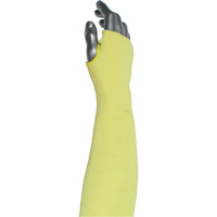 Kut Gard&reg; 2-Ply Cut-Resistant Sleeve with Thumb Hole, Aramid/ATA&reg;, 10", ASTM ANSI Level A6, Yellow CSL Industriel Inc.