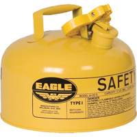Safety Can for Diesel, Type I, Galvanized Steel, 2 US gal., Yellow, FM Approved/UL/ULC Listed CSL Industriel Inc.