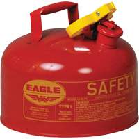 Safety Can for Flammables, Type I, Galvanized Steel, 2.5 US gal., Red, FM Approved/UL/ULC Listed CSL Industriel Inc.